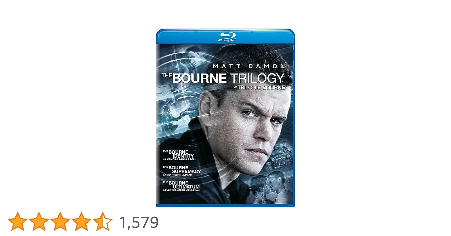 ボーン トリロジー The Bourne Trilogy  Blu-ray Matt Damon Amazon.com: The Bourne Trilogy (The Bourne Identity / The